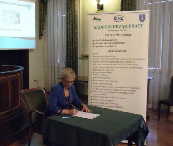 Alina Marek, Dyrektor Wydziału Przedsiębiorczości i Funduszy Zewnętrznych