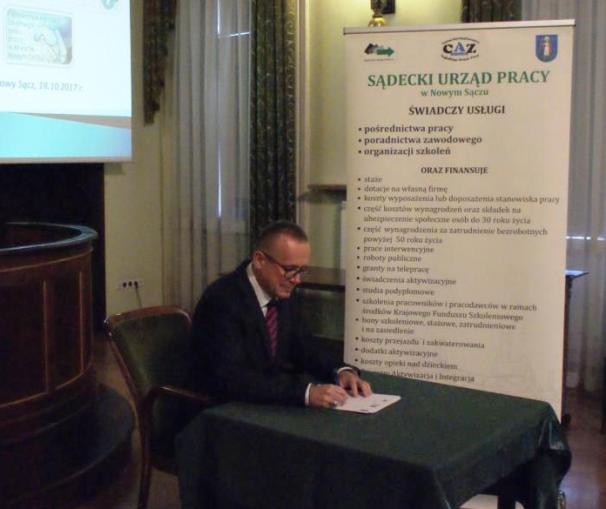 Leszek Langer, Dyrektor Sądeckiego Urzędu Pracy